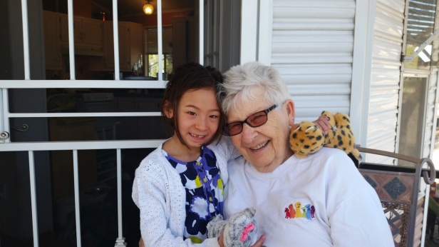 Lola and Great Grandma Dolores